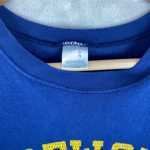 AjaXX63 Crewcut Wrestling Men's Tank Top Men's Size XL Blue Muscle Gay Lifestyle - Picture 4 of 8